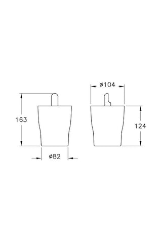 VitrA Eternity A4430839 Pamukluk, Siyah