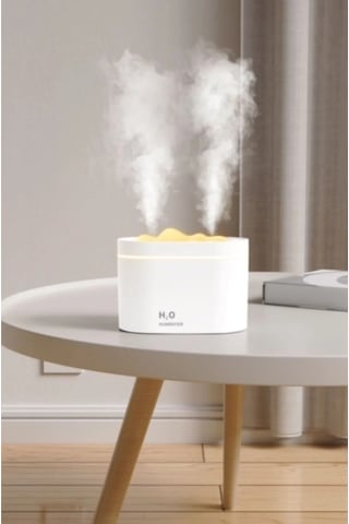 Humidifier 800 Ml Ultrasonik Hava Nemlendirici Double Spray Buhar Makinesi Ve Aroma Difüzörü
