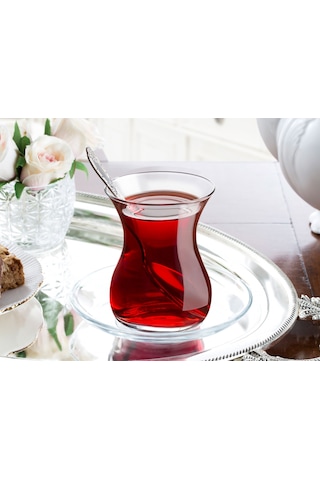 Madame Coco Candide 6'Lı Çay Bardağı 150 ML Şeffaf