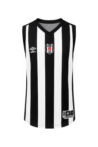 Beşiktaş Umbro Erkek Basketbol Forması Siyah - Beyaz