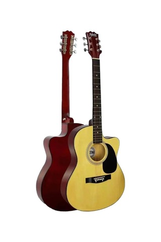 Midex Rg-540nt Kaliteli Kesik Kasa 40 İnç Akustik Gitar Seti 4/4 Yetişkin
