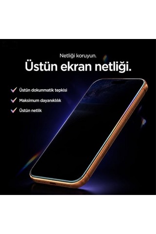Samsung Galaxy Uyumlu A03 Privacy Hayalet Seramik Nano Ekran Koruyucu Siyah