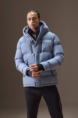 Defacto Su İtici Regular Fit Kapüşonlu Rüzgar Geçirmez Şişme Mont E9485ax25wngr530 Gri-gr530
