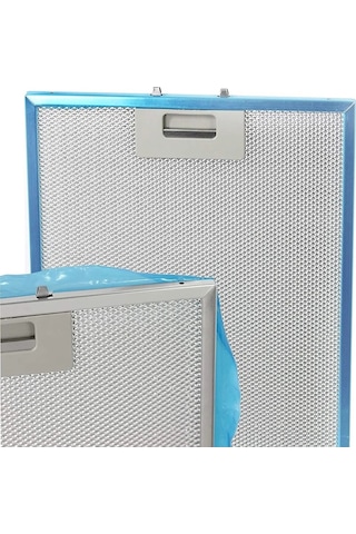 Bosch Uyumlu 25x30 Cm Tırnaklı Arçelik Ankastre Aspiratör Davlumbaz Alüminyum Yağ Filtresi