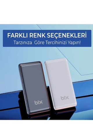 Bix BXPB11 10000 mAh Type-C Çift Çıkışlı Powerbank