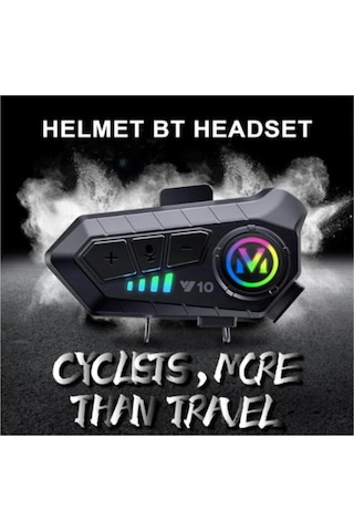 Time&Tech Y10 Bluetooth 5.4 Çeşitli Motor Kasklara Uyumlu Kulak İçi Kulaklık