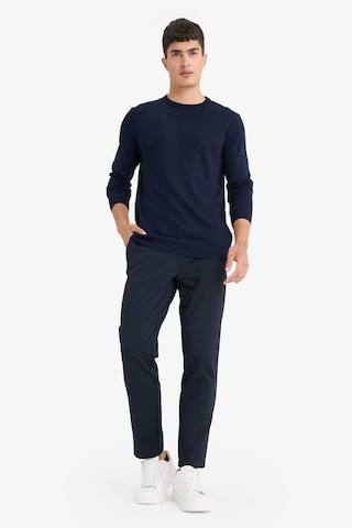 Defacto Regular Fit Bisiklet Yaka Basic Düz Premium Triko Kazak A5268ax25aunv64 Lacivert