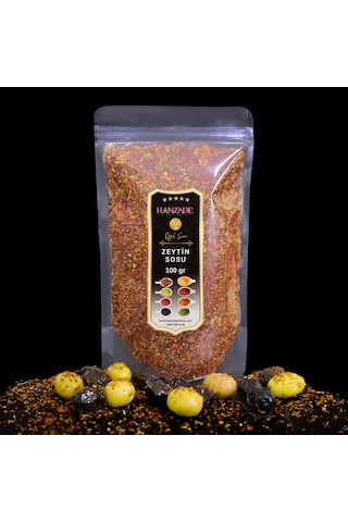 Hanzade Bitkisel Zeytin ve Zeytinyağı Çeşnisi 100 G