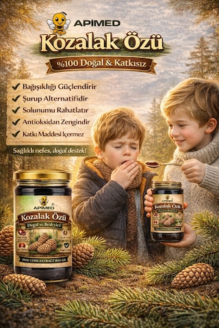 Servi Kozalak Özü 2 800 Gr %100 Doğal Katkısız Çam Kozalağı Ekstraktı Yoğun Kıvam