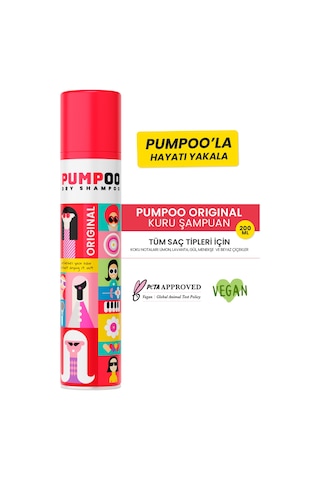 Pumpoo Kuru Şampuan 200 ML