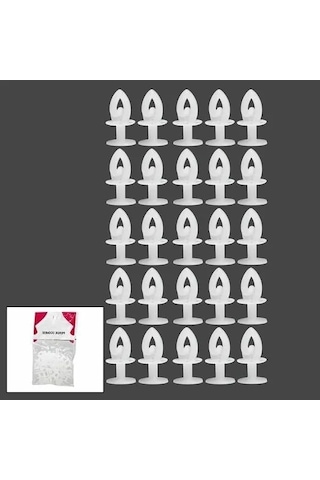60 Adet Dikiş Gerektirmeyen Perde Askı Klipsi Açık Altın
