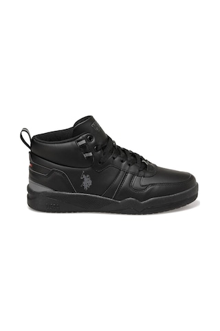 U.S. Polo Assn. U.S.POLO PATRİCK HI COMFORT CASUAL BOĞAZLI GÜNLÜK SPOR AYAKKABISI Siyah