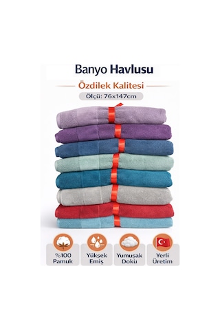 Özdilek Svv Border Kalın ve Süper Emici Yeni Seri Banyo Havlusu 76x147 - Midnight Gece Mavisi