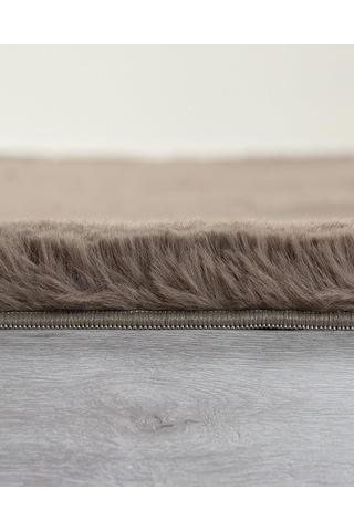 Jassrug Fuzzy Kürk Halı 160 x 220 Antrasit