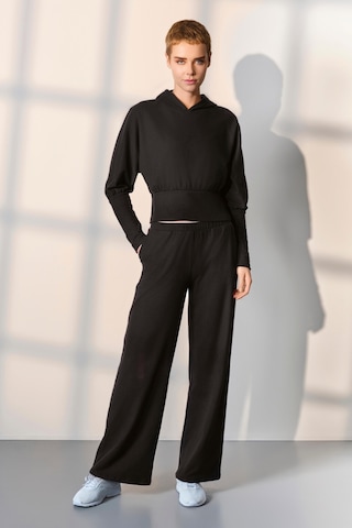 Doreanse Kadın Siyah Kapşonlu Eşofman Pijama Takımı 25k4045-standart Siyah