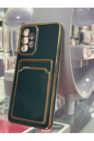 Samsung Galaxy Uyumlu A33 Kartlıklı Ve Lens Korumalı Kılıf