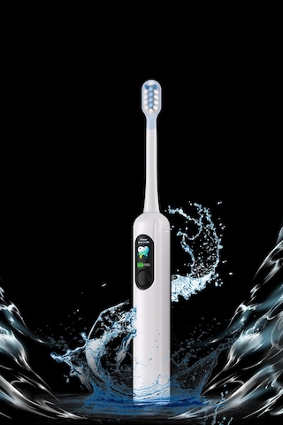 Mioji Oral B8 Care Şarj Edilebilir Diş Fırçası Beyaz + 3 Yedek Başlık ve Taşıma Çantası