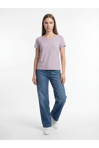 Regular Fit Kadın Tshirt K.kol Lavender