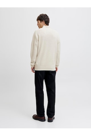 Jack & Jones Jprblamılano Stıtch Knıt Half Zıp Sn Cloud Dancer Cloud Dancer