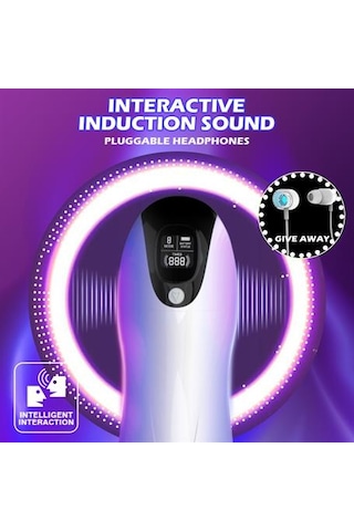 Odins Shop Usb Şarjlı 8 Emiş Modlu Dijital Sesli Mastürbatör 1547