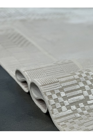 Woolen Halı Valentin Viscon Akrilik Halı 6256 Bej Renkli