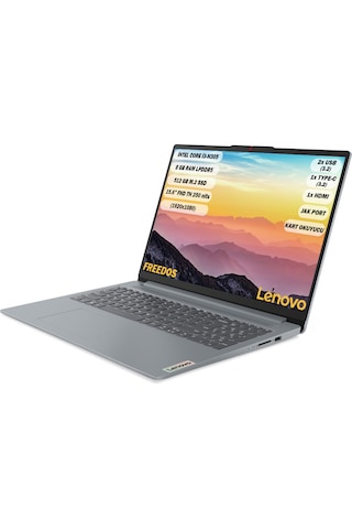 Lenovo IdeaPad Slim 3 15IAN8 82XB00B4TX i3-N305 8 GB 512 GB SSD 15.6" Dos Dizüstü Bilgisayar