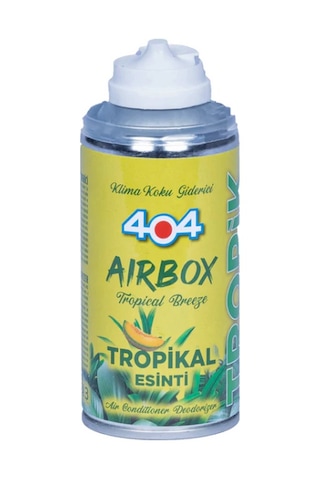 404 Airbox Tropikal Esintisi Araç Klima Kokusu Bombası 150 Ml - Klima Koku Giderici Sprey