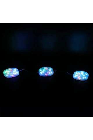 Powermaster Pm-14702 12 Volt 3 Watt Rgb Yanıp Sönen Çakar 6565-2835 Modül Led 65x65x12mm