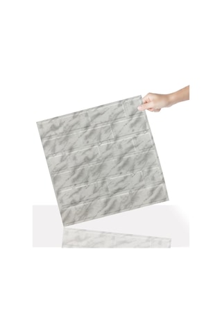 Tink 3 Boyutlu Duvar Paneli Kabartmalı Metro Desenli Pvc 41x41 Cm/ 6 Adet /1 M² Diğer