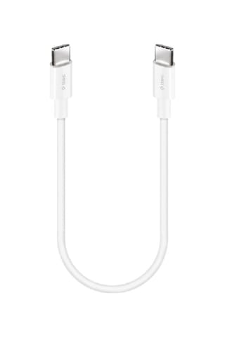 Usb-c - Usb-c 30cm 65w Pd/qc Hızlı Şarj/data Kablosu Beyaz Beyaz Renkli