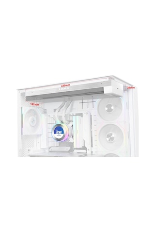 Lian Li Hydro-shift Iı Lcd-c 360 Beyaz Fansız İşlemcı Sıvı Soğutucu G89.ghs2lcd36w.00