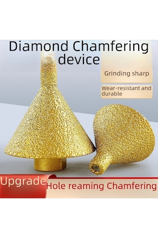 Tongxida M10 Bağlantılı 38mm Elmas Delme Ucu Mermer, Kireçtaşı, Mosaik İçin Hassas Delme Aleti Dayanıklı Taşçı Delici Köşe