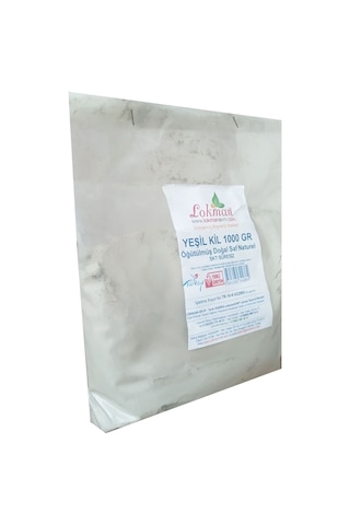Lokman Yeşil Kil Öğütülmüş Doğal Saf Naturel 1 KG
