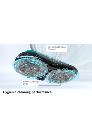 Bosch BCS71HYGTR 2'si 1 Arada Süpürme Ve Silme + Unlimited 7 Prohygienic Şarjlı Süpürge