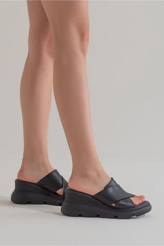 Zeyn Shoes 7673 Siyah Kadın Terlik 001