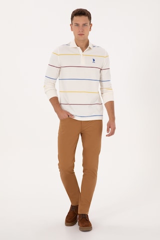 U.s. Polo Assn. Erkek Pantolon Kanvas-chino 50316835-vr233 Bisküvi