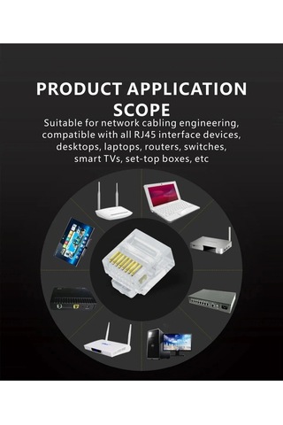 Miaxtreme Cat8 20 Metre Premium Süper Hızlı Ethernet Kablosu 40 Gigabit/s 2000mhz Metal Zırhlı Rj45 Lan Kablo
