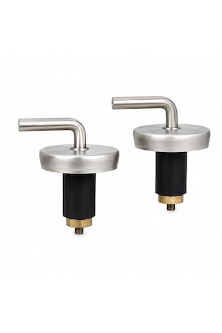 2pcs Üstten Sıkmalı Metal Klozet Kapak Menteşesi Vidası Çr
