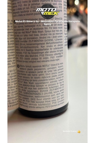 Motul E5 Shine & Go Silikon Bazlı Motosiklet Bakım Ve Parlatıcı Sprey