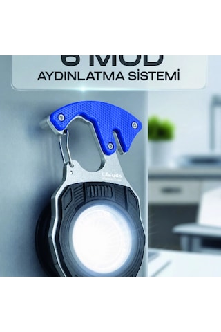 Çok Fonksiyonlu Acil Durum El Feneri Elektronik Çakmak Tornavida Ve Düdük Özellikli