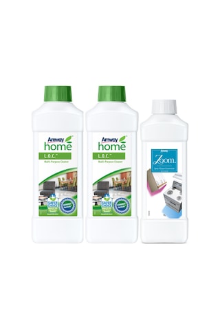 Amway Home Loc Çok Amaçlı Temizleyici 2 x 1 L + Zoom Yüzey Temizleyici Sprey 1 L Amway Home Loc Çok Amaçlı Temizleyici 2 x 1 L + Zoom Yüzey Temizleyici Sprey 1 L