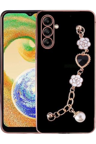 Samsung Uyumlu Galaxy A13 5g Kılıf El Tutamaçlı Kamera Korumalı Zore Taka Silikon Kapak Siyah