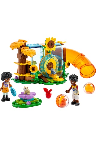 LEGO® Friends Hamster Oyun Parkı 42601 - 6 Yaş ve Üzeri Çocuklar için Zac ve Jamila Minifigürü İçeren Yaratıcı Oyuncak Yapım Seti (167 Parça)