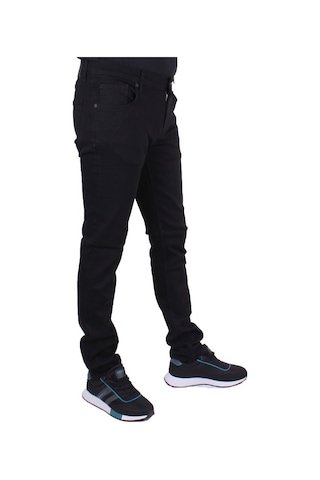 Twister Panama 731-01 Siyah Düşük Bel Dar Paça Erkek Jeans Pantolon Siyah