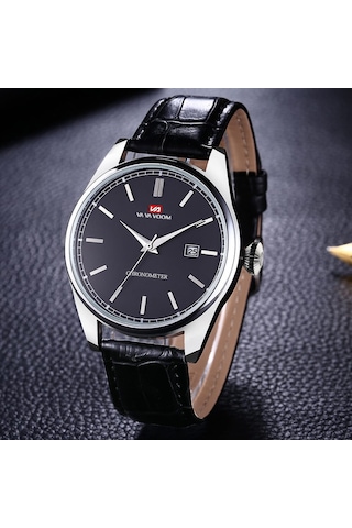 Va Va Voom VA2093 Erkek Saati Siyah Kordonlu