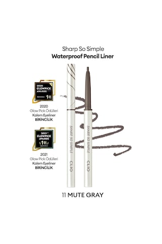 Clıo Sharp So Simple Waterproof Pencil Liner 11 Mute Gray
