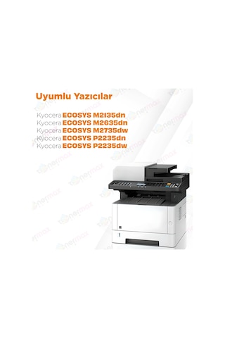 Kyocera Ecosys M2135dn Uyumlu Toneri 2'li Paket / Tk-1150
