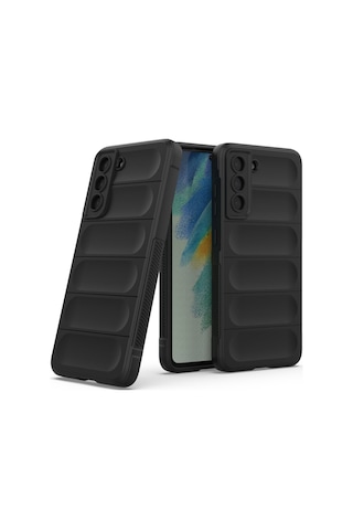 Samsung Galaxy Uyumlu S22 Plus Kılıf Optimum Lens Çerçeveli Silikon Kapak
