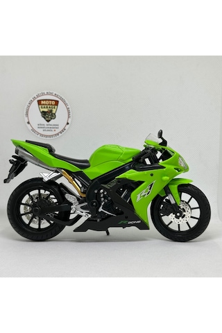 Yamaha Yzf-r1 1:12 Diecast Motosiklet Model Metal Maket & Koleksiyon Oyuncak Yeşil