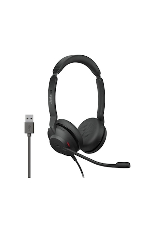 Evolve2 30 Kulaklık Seti, Gürültü Önleyici Stereo Kulaklık, Microsoft Teams Sertifikalı, 2 Mikrofon Çağrı Teknolojisi, Usb-a Kablosu, Siyah